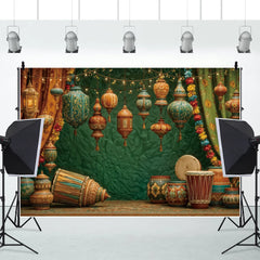 Indian Garlands Diwali Backgrounds Marigold Flowers Curtain Puja Ganpati Pooja Traditional Birthday Wedding Party Decor Backdrop