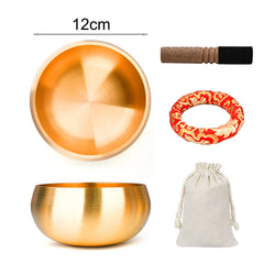 Sanskrit Bowl Nepal Tibet Buddha Tibetan Singing Bowl Yoga Meditation Chanting Bowl Brass Chime Music Therapy