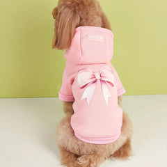 Velvet Hooded Pet Sweatshirt – Warm Printed Dog & Cat Clothes Pet Shop
