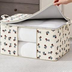 Large Capacity Multi-Purpose Storage Bag with Handles, Dustproof Moisture-Resistant Odorless Non-Woven Fabric