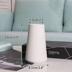 INS Nordic White Ceramic Vase – Decorative Flower Pot Home Decor
