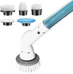 Electric Spin Scrubber, Bathroom Cordless Cleaning Brush Power Scrubber with  Replaceable Brush Heads, Electric Cleaning Brush