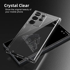 Soft Silicone Clear Phone Case For Samsung A53 A13 A52 A12 A54 A16 A55 A52S S25 S24 S22 S21 S23 Ultra S20 FE Galaxy Note 20Ultra