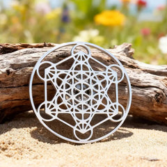 Dawapara Metatron Brooch Archangel Sacred Geometry Symbol Lapel Pins Spiritual Gift Stainless Steel Jewelry