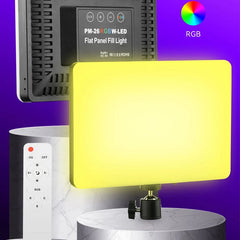 10inch RGB LED Photo Studio Light Remote Control For Game Live Video Lighting Camera PortaVideo Recording Photography Panel Lamp