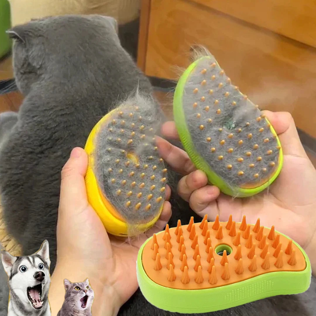Cat Dog Steamy Brush Steam Brush Electric Sprayer for Massage Pet Grooming tool Shedding 3 in 1 Electric Sprays Massage Combs Pet Shop, Pet Accessories
