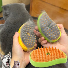 Cat Dog Steamy Brush Steam Brush Electric Sprayer for Massage Pet Grooming tool Shedding 3 in 1 Electric Sprays Massage Combs Pet Shop, Pet Accessories