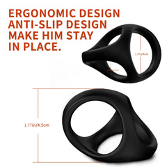 Penis Ring Reusable Silicone Semen Cock Ring Penis Enlargement Delayed Ejaculation Sex Toys For Men