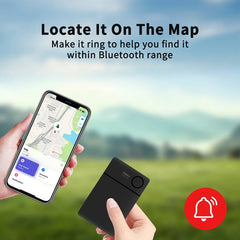 Smart Card Tracker Work with Apple Find My App Wireless Rechargerable Anti Lost Item Locator for Luggage Bluetooth Tracker GPS