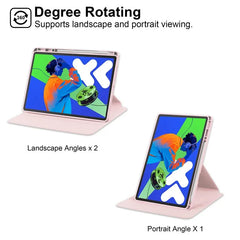For Lenovo Xiaoxin Pad Pro 12 7 2025 Case TB375FC Acrylic Rotating Stand Tablet Funda For Lenovo Tab P12 12.7 inch TB371FC 2023