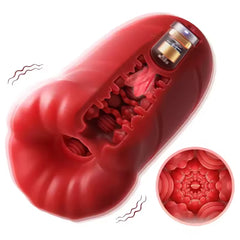 Automatic Male Masturbator Cup for Men Tongue Licking Vibrator Penis Trainer Exerciser Vagina Vacuum pump Sex Toys For Adult Men