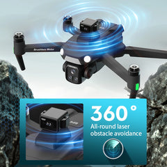 Original new A1R GPS Drone 4K Professional 8K HD Dual Camera Brushless Motor 5G WIFI FPV Foldable RC Quadcopter Helicopter toys