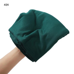 80*180cm Modal Rayon Cotton Muslim Jersey Hijab Women Solid Color Scarf Ramadan Long Shawl Plain Soft Turban Wraps Headband