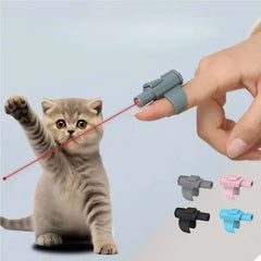 Portable Mini Laser Cat Toy - Finger Sleeve Design for Interactive Play and Endless Fun Infrared Cat Teasing Pen Pet Toy Pet Shop