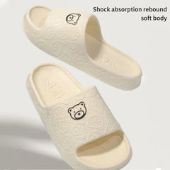 Non-slip Slippers Female Outer Wear 2024 New Bathroom Bathroom Indoor Home Sandals Female Summer Eva Flat Shoes