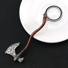 New God of War 4 Kratos Sword Keychain Pendant Keyring Jewelry Men And Women Car key chain Accessories