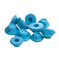10/20pcs Soft Rubber Hair Curlers Silicone Heatless Hair Rollers Clips No Hurt Hair Rollers Hairdressing DIY Hair Styling Tools