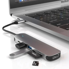 USB C HUB Type C Adapter with 4K HDMI 100W PD USB C Port SD TF Card Reader for MacBook iPad Huawei Sumsang Phone