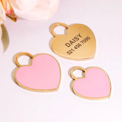 Personalized Dog Cat ID Tag Bling Rhinestone Puppy Kitten Name Tags Anti-lost Pet Collar Accessories Free Engraved Pet Products