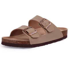 Pallene Platform Suede Sandals for Women With Adjustable Buckle Outdoor Cork Beach Shoes Fashion Thick Sole Women's Slippers Wedges