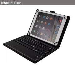 Universal Bluetooth Keyboard with Touchpad For TCL NXTPAPER 11 Plus Gen 2 FE 11 11.5 inch Folio Stand Case Protective Cover