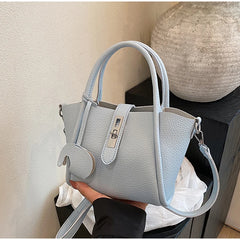 Fashion Leather Tote Bag – Versatile Casual Commuter Bag