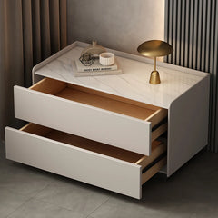 Italian Minimalist Bedside Table with Drawers Bedroom Furniture