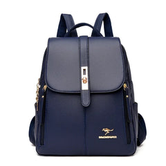 Women Large Capacity Backpack High Quality Leather Vintage Bags for Women School Bags Travel Rucksack Ladies Bookbag Knapsack