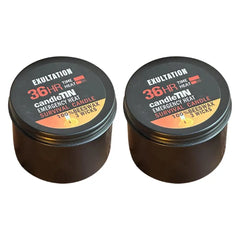 Emergency Candle 36 Hour 3 Wick Long Lasting Beeswax Survival Candle with Aroma for Home Camping Fishing