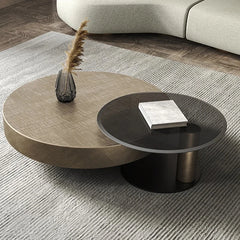 Modern Design Coffee Table Round Metal Luxury Living Room Coffee Tables Minimalist Nordic Stoliki Kawowe Living Room Furniture