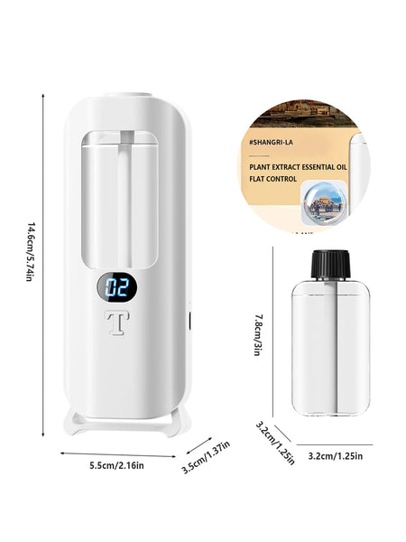 Automatic Aromatherapy Machine And Air Humidifier With Digital Display And Colored Lights -Machine Office Home, And Bathroom Home Decor