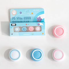 4pcs Silicone Soft Thumb Stick Grip Cap Joystick Cover For Sony PlayStation Psvita PS Vita PSV 1000 Fat/2000 Slim Protector Case