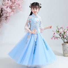 Kids Clothes Children's Clothing Chinese Traditional Dress Cosplay Costumes Girls Hanfu Ethnic Style Princess Party Dresses