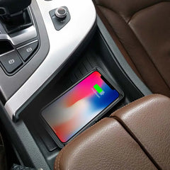 Car Wireless Charger Silicone Non Slip Pad for iPhone 17 16 15 14 Samsung Car Wireless Phone Chargers Fast Charging Station