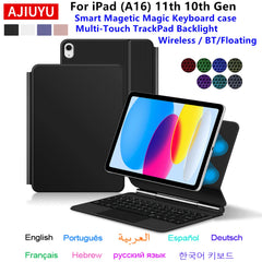Magic Keyboard for iPad A16 2025 11th 11" Magnetic Case for iPad 10 10th 11th Generation Floating Stand Multi-Touch Keyboard