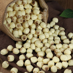 10pcs 1:1Realistic Dried White Lotus Seeds Fake Natural Dry Fruit Decor for DIY Crafts Home Display Photography Props Zen Decor