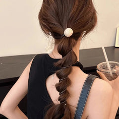 Vintage Heart Ball Elastic Headband – Women’s Hair Tie Scrunchie