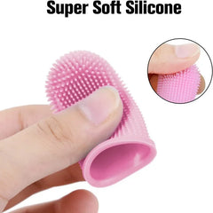 Dog Super Soft  pet Finger Toothbrush Teeth Cleaning Breath Care Nontoxic Silicone Tooth Brush Cat dog toothbrush Pet Shop, Pet Accessories