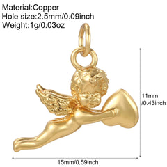 Y2K Boho Cross Our Lady Necklace for Women Golden Jesus Angel Choker Diy Pendant Stainless Steel Chain High Quality Jewelry