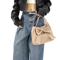 Fashion Bow Shoulder Handbag for Women – Versatile Style