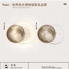 LED Moon Wall Clock – Modern Home Decor Wall Decor Clock