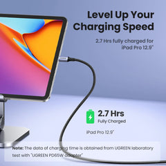 UGREEN 100W USB Type C To USB C Cable for MacBook iPhone18 17 16 iPad Samsung S26 PD Fast Charging Charger Cord 5A E-Marker Chip