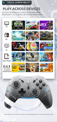 Machenike Gamepad Wireless Gaming Controller G5 Pro Elite Hall Trigger Joystick Mecha-Tactile Buttons For Switch PC Android IOS