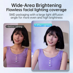Portable LED Selfie Fill Light Photography Adjustable Brightness Mobile Led Light Clip For Phone Laptop Tablet Meeting Make Up