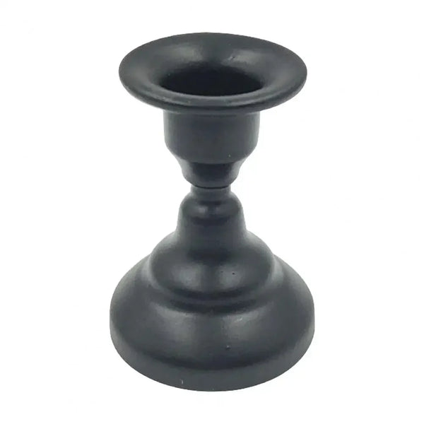 Candle Holder Rust-proof Simple Style Retro Appearance Decorative Iron Candle Display Stand Dining Table Ornament Home Supplies