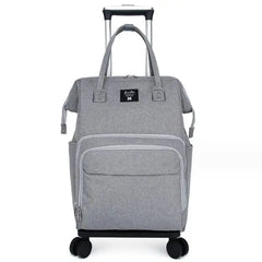 Women hand Carry On hand luggage Trolley Bags Expansion Spinner Suitcase Bag Cabin Size 20" Women travel Trolley Bags On Wheels