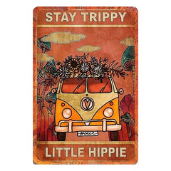 Be Kind to Your Mind Retro Tin Signs Inspirational Quotes Wall Art Sign Muse Vintage Home Room Garden Decor Hippie Girl Poster