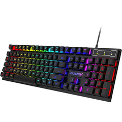 Backlit Mechanical Gaming Keyboard & Mouse Set – Wired