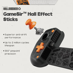 Gamesir X5 Lite Controller for Mobile gaming Smartphone phone Gamepad Compatible Android and IOS Hall Effect Sticks Type-C