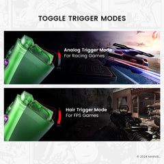 GameSir G8 Plus Hulk Edition Thanos Edition Mobile Gaming Controller for iOS Android Tablet Nintendo Switch 2/1 Steam PC Gamepad